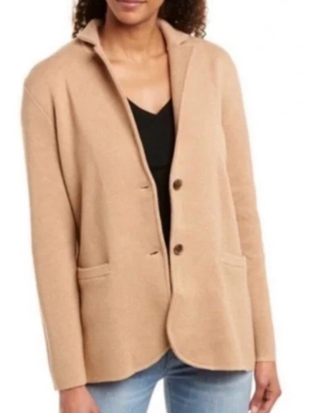 J. Crew Mercantile. Tan Sweater Blazer